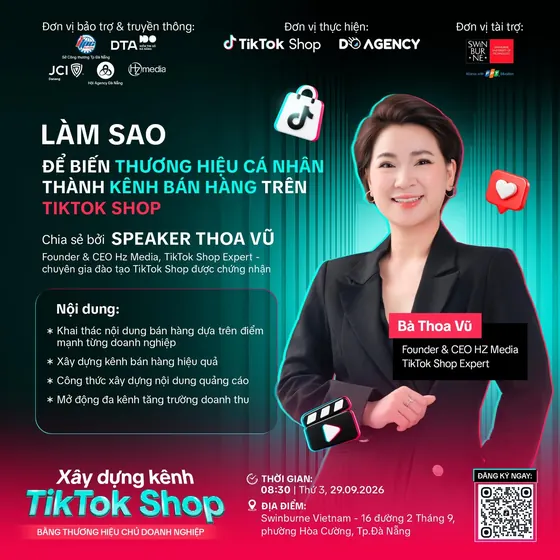 Workshop xây dựng kênh TikTok Shop tại Đà Nẵng